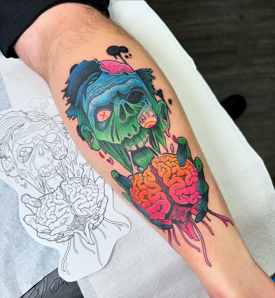 Had the pleasure of tattooing the amazing @cryptic_photos recently. Made him a zombie buddy 🖤
Thanks for coming in and letting me decorate you, it is always a blast 
Made at @blackrabbittattoo 
.
.
.
.
.
.
#tattoo #tattoos #tattooartist #vancouver #vancouverbc #vancouvertattoo #vancouvertattoos #vancouvertattooartist #colortattoo #colortattoos #zombie #zombietattoo #vancitybuzz #portmoody #604 #yvr