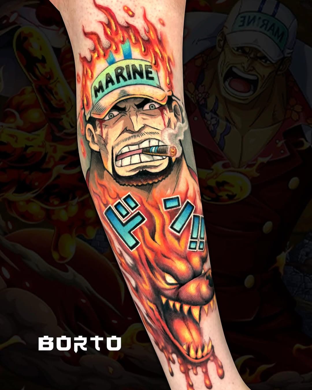 🌋 ⚡️ ❄️ MARINE 🚨 1 - 2 - 3 ? Swipe ->
Tripletta completata! Akainu 2 sedute 
Progetti pensati senza sfondi perché inizio di progetti più lunghi con altri personaggi a 3 persone diverse.. 
#onepiecetattoo 
Akainu
Kizaru 
Aokiji
Anime tattoo 
Onepiece fan 
Otaku tattoo 
Anime fan 
One piece fan