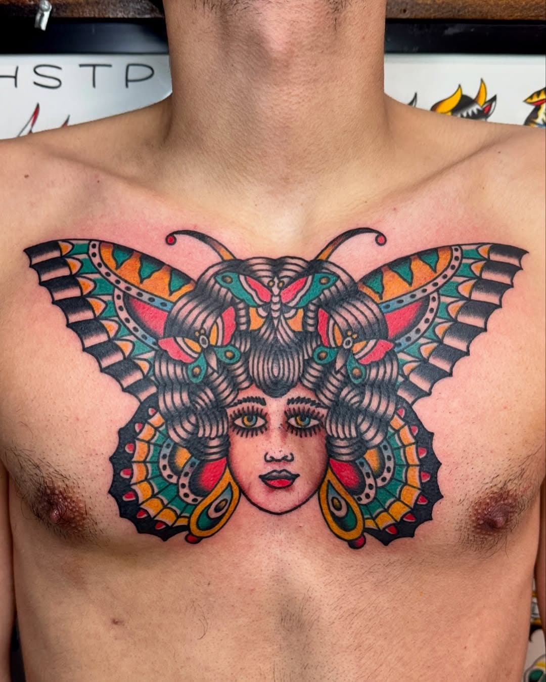 Classic designs always available! Dm @joeyxtattoo for appts ☎️☎️
.
.
.
.
#butterflytattoo #chestpiece #latattooartist #tattooideas #tattoos #losangeles #flashworkers #tradworkers#traditionaltattoo #flashtattoo #traditionalclub #boldwillhold #tradflash  #losangelestattooartist #americantraditional #oldlines #boldlines #oldworkers