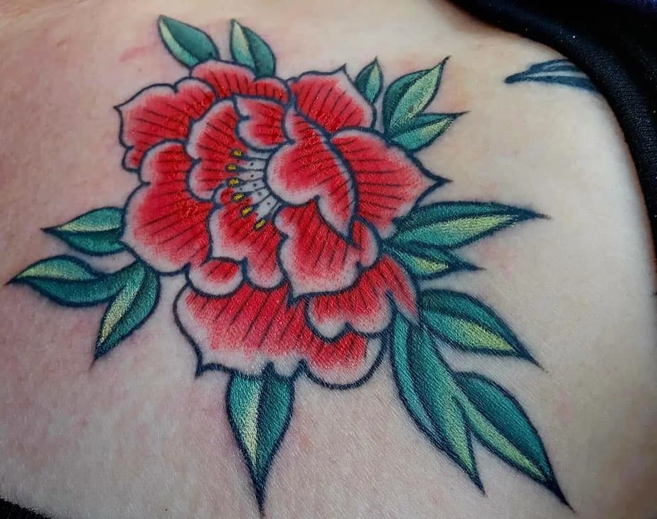 Mirrored peonies for sweet Laura @jupitercoffeewhidbey ❣️❣️❣️first photo is from the day after, healed lines from a couple months ago! 

I’m back at @blackrabbittattoolangley, booking March for bigger projects. Bring your ideas, and if you don’t have, I can help you with that too🤩

If you want to get tattooed in Seattle at @36thstreettattoo reach out, I might have a slot for a small piece during my next visit (February 1-2)

THANK YOU 🐋❣️