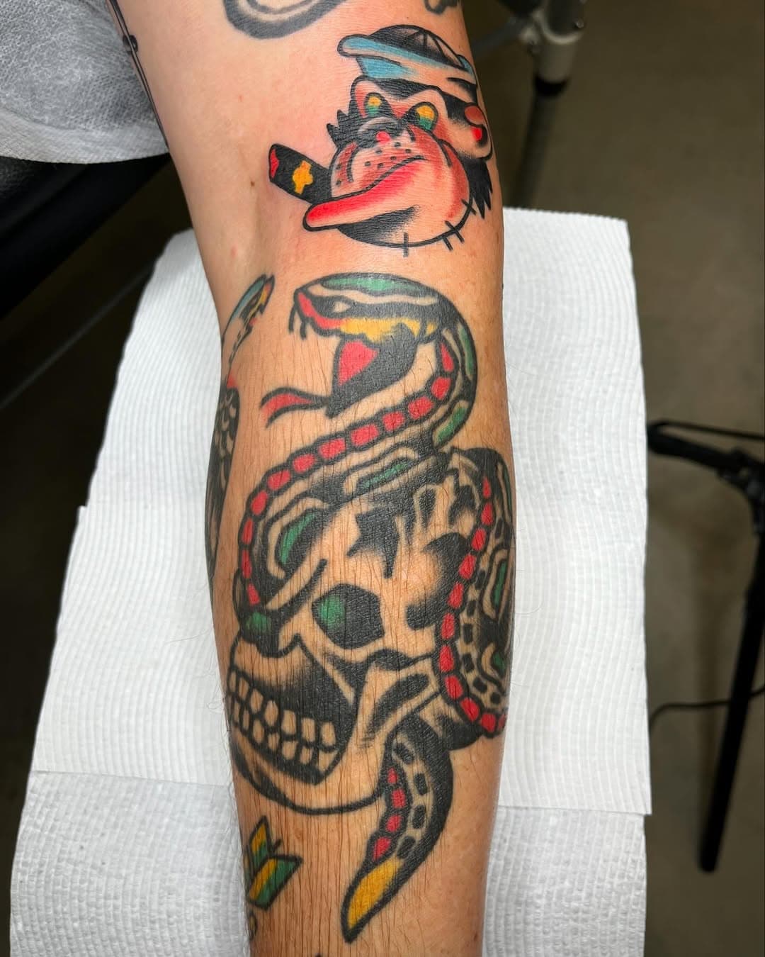 Healed and fresh, thanks Ben! @alfredstreettattoo Dm to book in 📕🌴