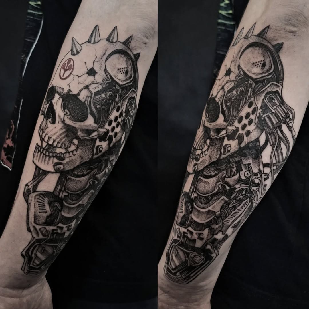 Cyberpunk death tarot 

#tattoo #cyberpunk #death #lodz #tatuaż #tatuaz #łódź