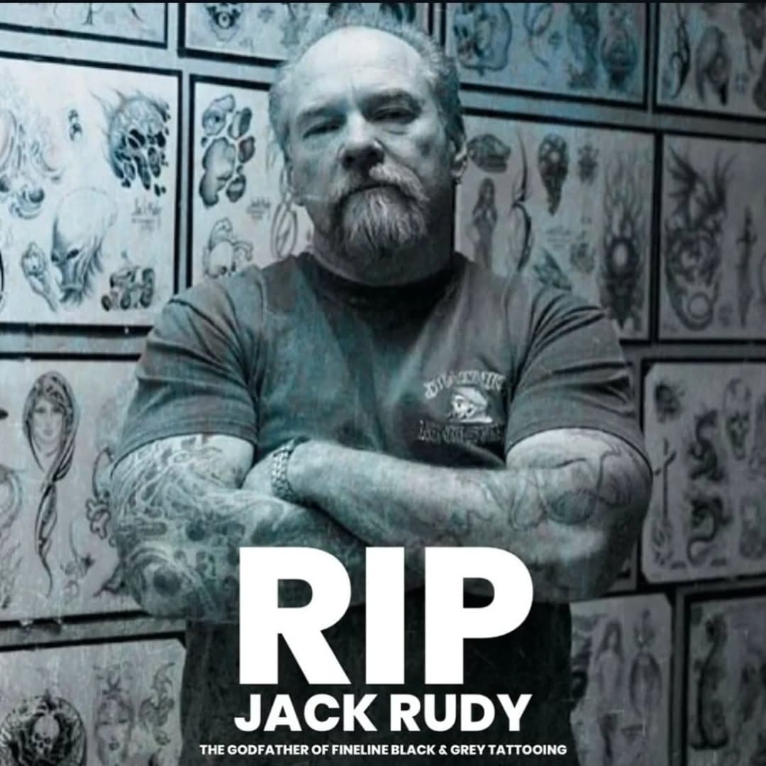 The first tattoo magazine I ever bought had an article with @j_rudy_gtc  and it showed me that tattoos were more than Tasmanian Devils and hearts, that it was truly art. Your impact on tattooing was immense #rip