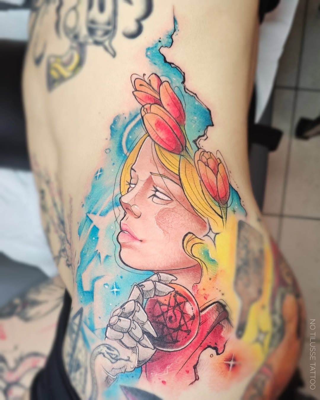 A neotrad version of full metal Alchemist 

Done with @emalla.official 

#emallaofficial #emallacartridges #mangatattoo #manga #animetattoo #fma #fmatattoo #fullmetalalchemist #fullmetalalchemisttattoo #alphonseelric #edwardelric #notilussetattoo #notilusse