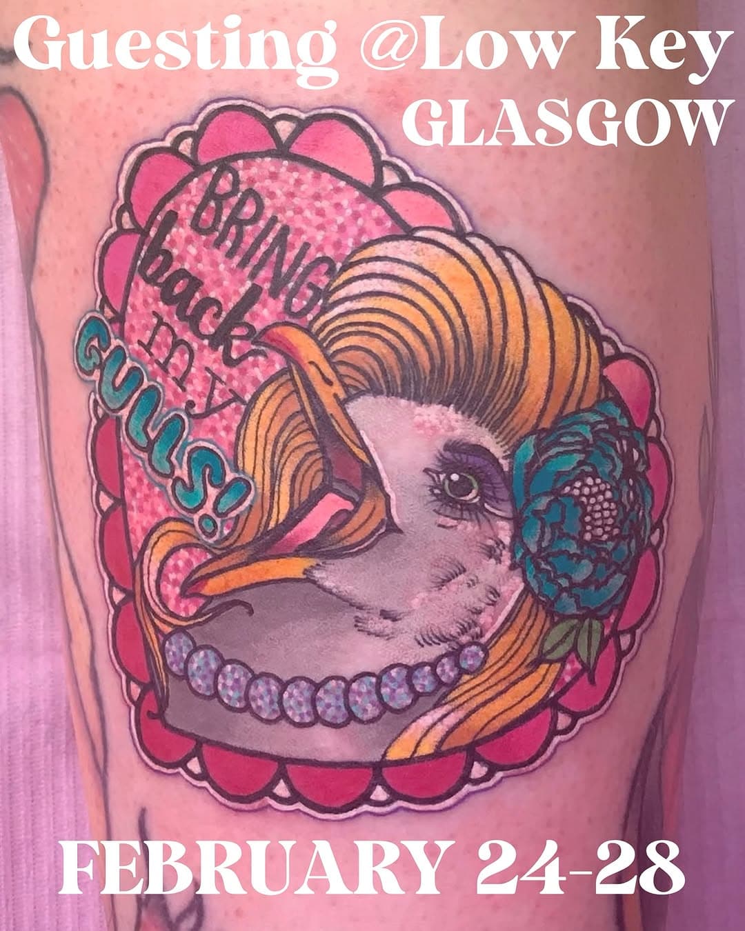 attention Scotland! I am back in my favourite city with my favourite pals next month and I have some space to tattoo you at my beloved @lowkeytattooglasgow ! if you'd like to make an appointment please send an enquiry form and put "Glasgow" in the notes 🩷🏴󠁧󠁢󠁳󠁣󠁴󠁿 #glasgowtattoo #glasgowtattooartist #glasgowtattoostudio