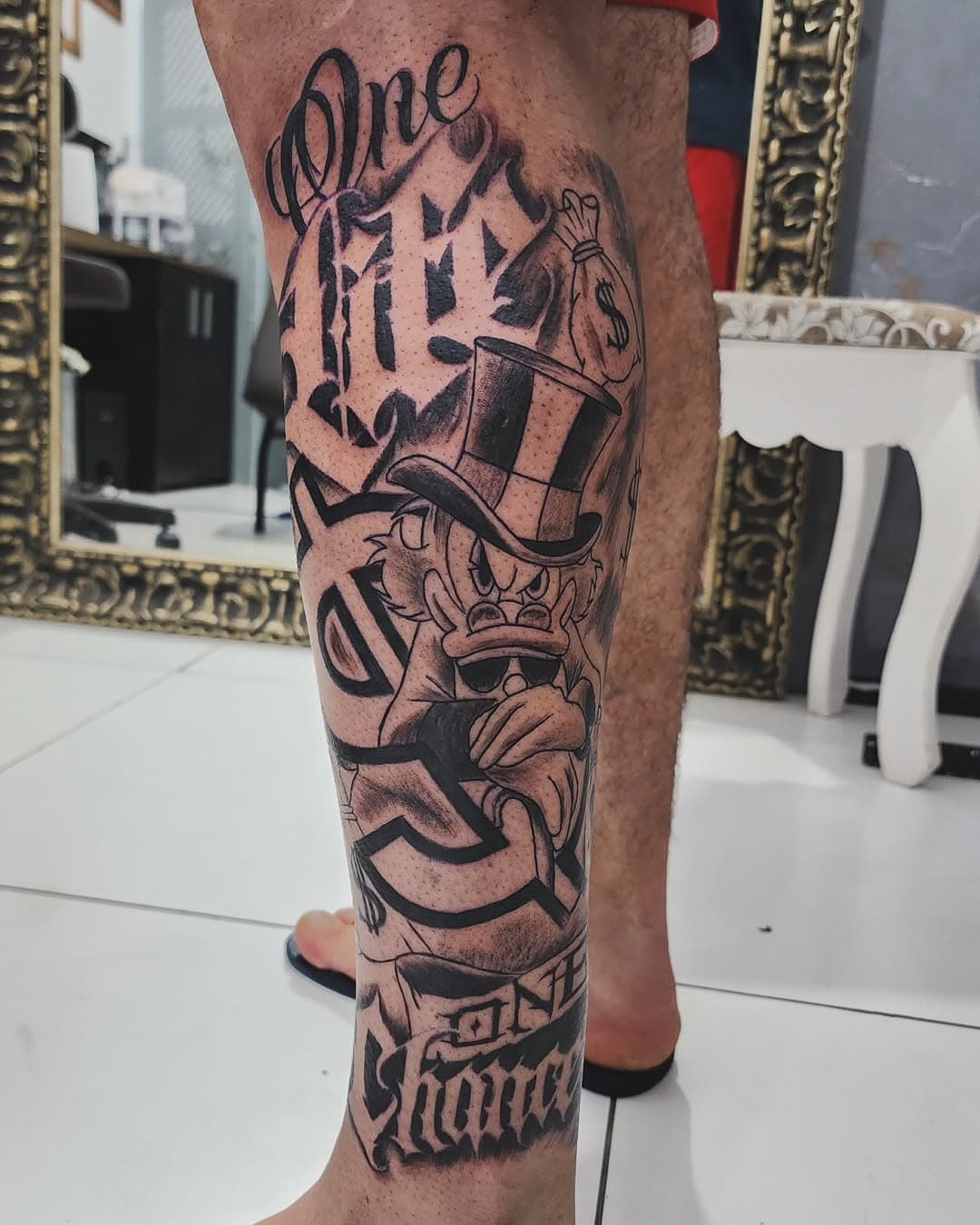 Tattoo que rolou hoje...💪🖌😎

#tattoo #tattoos #tattooart #tattootiopatinhas #tattooperna #tattooriograndedosul #tattoosaogabriel