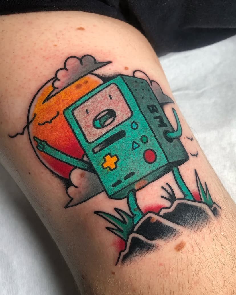 •BMO• Like si eres fan de Hora de Aventuras, y sino también.

#horadeaventuras #horadeaventura #adventuretime #adventuretimetattoo