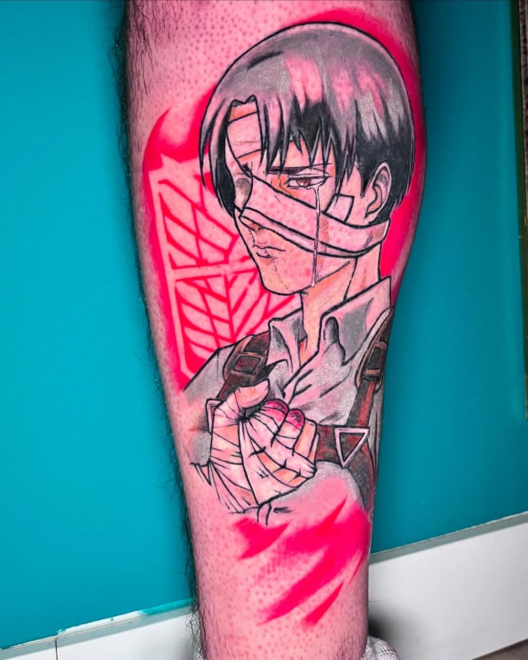 Levi Ackerman para Miquel. Millones de gracias por pedirme un personaje tan increíble como Levi y además en ese momento tan emotivo. 
Por cosas así es por lo que amo mi profesión ❤️

.

Quieres un tatuaje así? Escríbeme un DM o por WhatsApp y le damos forma. Aquí abajo te dejo todos los estilos que trabajo.

✨Anime

✨Disney

✨Neojapones

✨Neotradi

#levi #leviackerman #leviatackontitans #atackontitan #levitattoo #animetattoo #colortattoo #mallorcatattoo #animemallorca #frikimallorca #otakumallorca