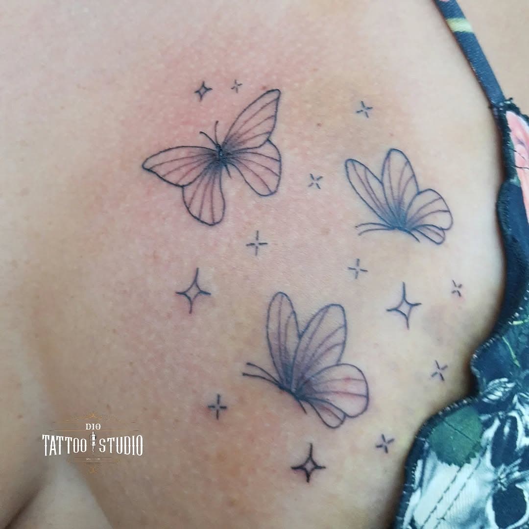 Dio Tattoo Studio 
Orçamento:31991523345

#tattoodelicada #tattooborboleta #tattootracofino