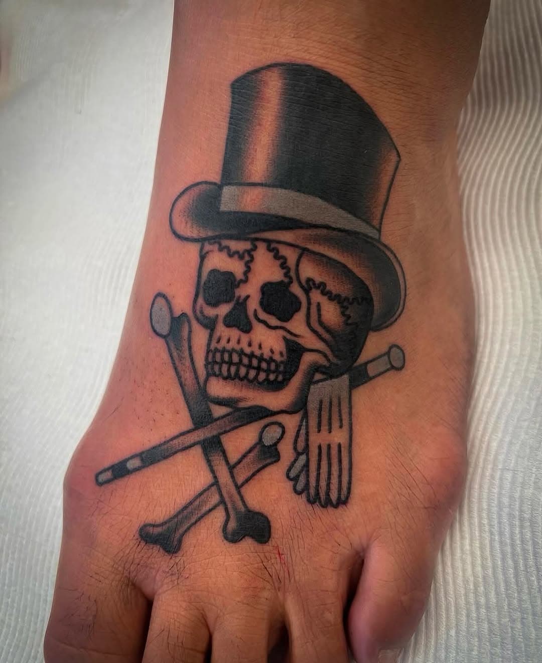 💀🦶🏽 By @graeme.allan — Available dates this week! 
For bookings:
📧 sacredtattoo@gmail.com 
☎️ (09) 365 1839