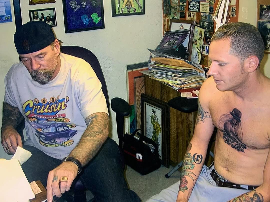 Yesterday we lost a legend. “Jack From Way Back” was a mentor, an inspiration, and a friend to me. I met Jack over 20 years ago and was later lucky enough to work for him at @tattooland . There are so many great memories from working late nights across from his room… Talking about cars, music, aliens, wrestling, tattoo shows, etc. He always had jokes. I’ll never forget these cherished times. I’m still processing this and never thought I’d be writing this about this man. Jack just seemed like he’d always be around. My heart goes out to @carrie_koolsville and his family and to all my GTC Brothers and Sisters. We’ll see you again. Thanks for the memories. 💜❤️💜