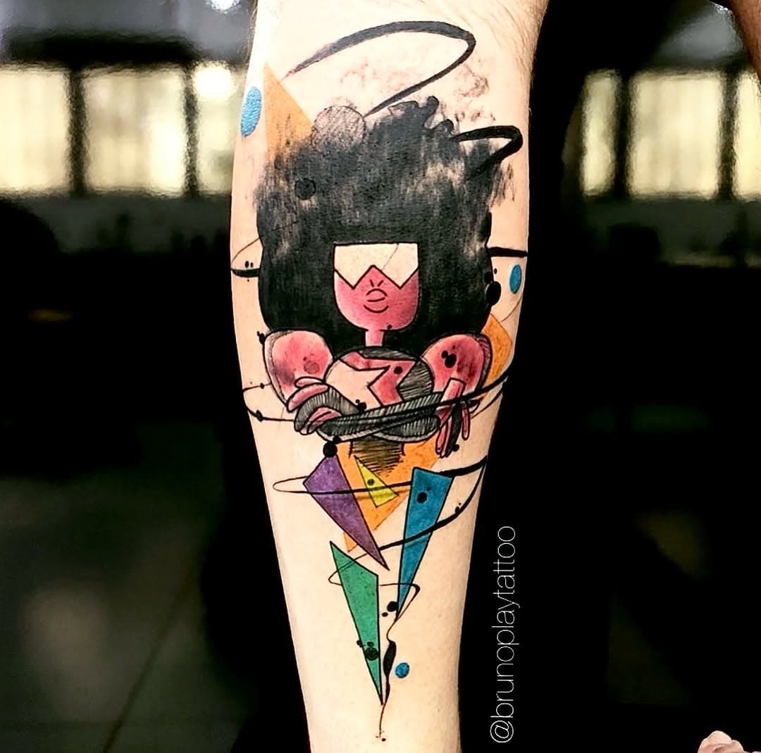 Garnet, Steven universe!
.
Muito obrigado @ricklac 
.
#brunoplaytattoo #inkonik #inkoniktattoo #bhtattoo #tattoobh #inspirationtattoo #watercolor #wctattoos #stevenuniverse #garnet #stevenuniversefanart #stevenuniversetattoo #cartoonnetwork #watercolortattoo #watercolortattooartist #tatuagemaquarela #lmi #inkaholictattoo #bruchköbel #