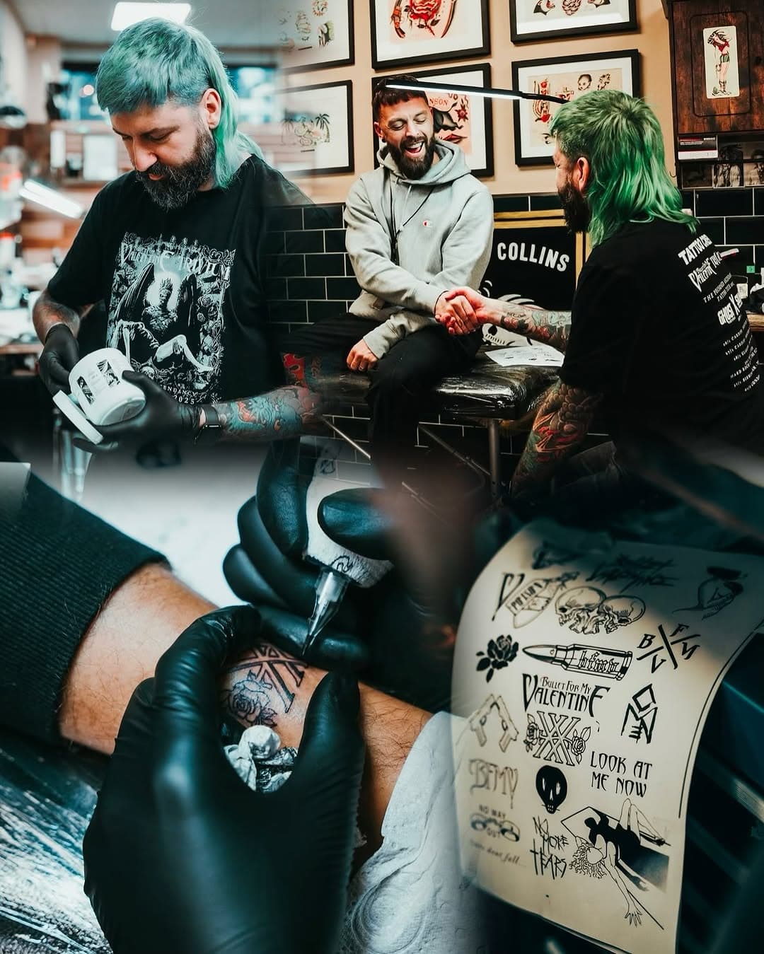 Some epic shots from day 1 of the @bfmvofficial x @triviumband tattoo/merch popup store tour. Day 1 was on Sunday in Cardiff at @frontiertattooparlour 

Here you see some fantastic shots of @claudio_traina - originates of the tour and owner of @sixtyink - inking up lead singer of Bullet, Matt Tuck. 

We’re proudly supporting and sponsoring this tour and it’s great to see the full range of @ghostcartridges being used including Nano’s, Hex and Pink. 

Photos done by @federicaburellii 📸 

#bulletformyvalentine #trivium #starrtattoosupplies #ghostcartridges #tattoo #tattoos #tattooing #tattooartist #tattooartists #totaltattoomagazine #totaltattoo