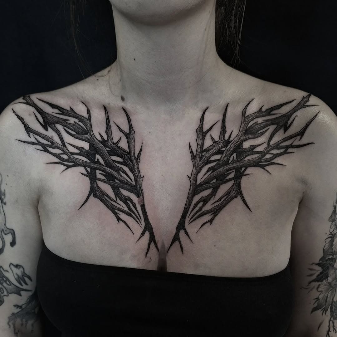 Thorn chest 

#thorns #lodz #łódź #tatuaż #darkart #tatuaz