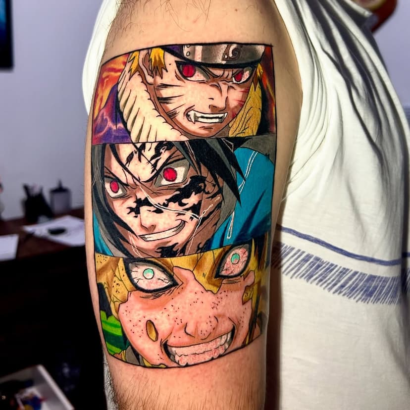 ⚜️NARUTO⚜️Muito obrigado pela confiança e até a próxima. Profissional: @albertoreistattoo 
.
.
❇️ Studio @linearte_tattoo.studio 
❇️Atendimento com hora marcada 
❇️Orçamentos pelo WhatsApp 
❇️Av São João, 4530, centro, Itaúna/MG