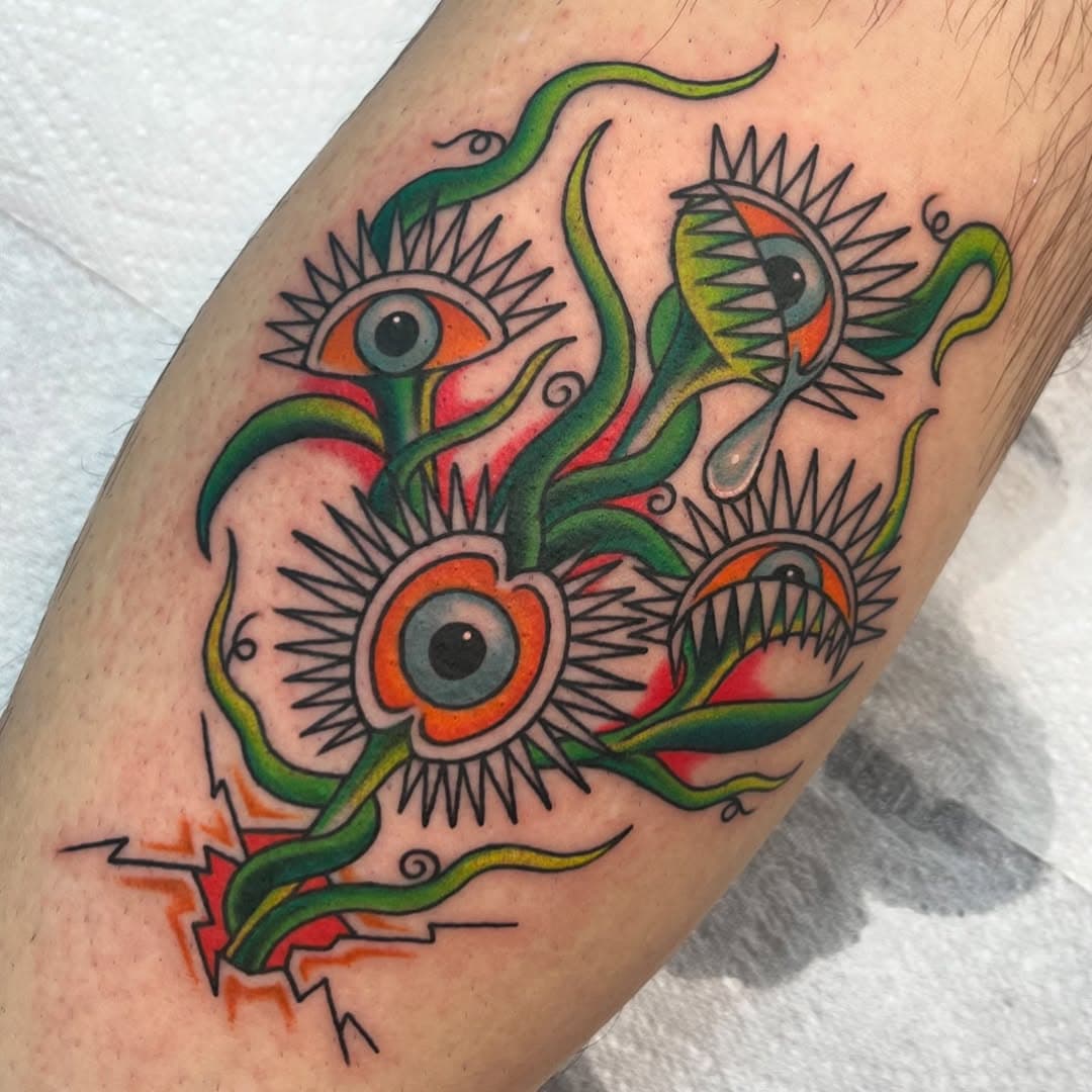 Thanks @jimzy146 for always coming in with the cool requests! Looking forward to what the rest of this year brings. Taking bookings for February and March. DM for bookings

#traditionaltattoo #venusflytrap #venusflytraptattoo #brighton #brightontattoo #hove #hovetattoo