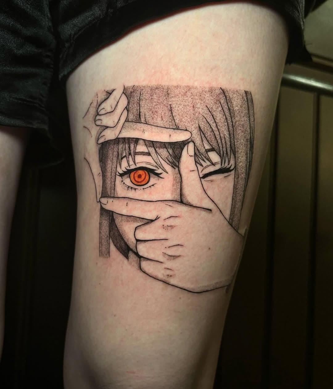 Got to do the lovely and slightly crazy makima today <333 in desperate need of more chainsaw man tattoos!! Shoot me a message if interested:)

#tattooshop #tattooartist #animetattoo #animetattooartist #chainsawman #chainsawmantattoo #makima #makimachainsawman #makimatattoo