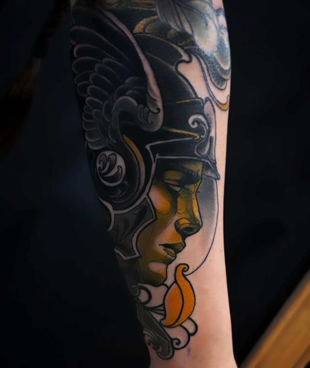 ❖GOLDEN SOLDIER❖ 

Slowly working through all the tattoos I’ve done last year that I took photos of, pretty useless at posting but trying to be better :) 
I have plenty of space throughout Feb and March if anyone would like to get tattooed drop me a message along with placement and ideas !

Done using @thesolidink @andydykes @eikondevice @starrtattoosupplies @yayofamilia l@rotaryworks