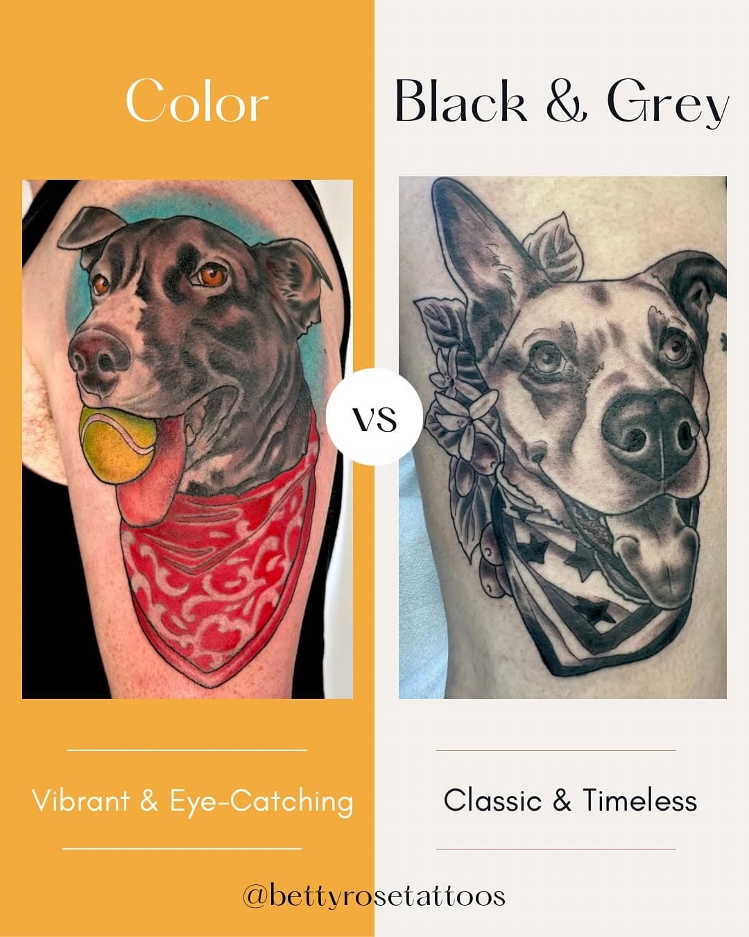 I absolutely love tattooing, whether it’s bold colors or a classic black & grey style. If you’re as excited about tattoos as I am and want a unique design, let’s team up! 

Fill out the consult form 🔗 so we can chat about your ideas. I can’t wait to hear from you! 🥳

#atxtattoos#atxtattooartist#budatexas#dogtattoos#atxlife