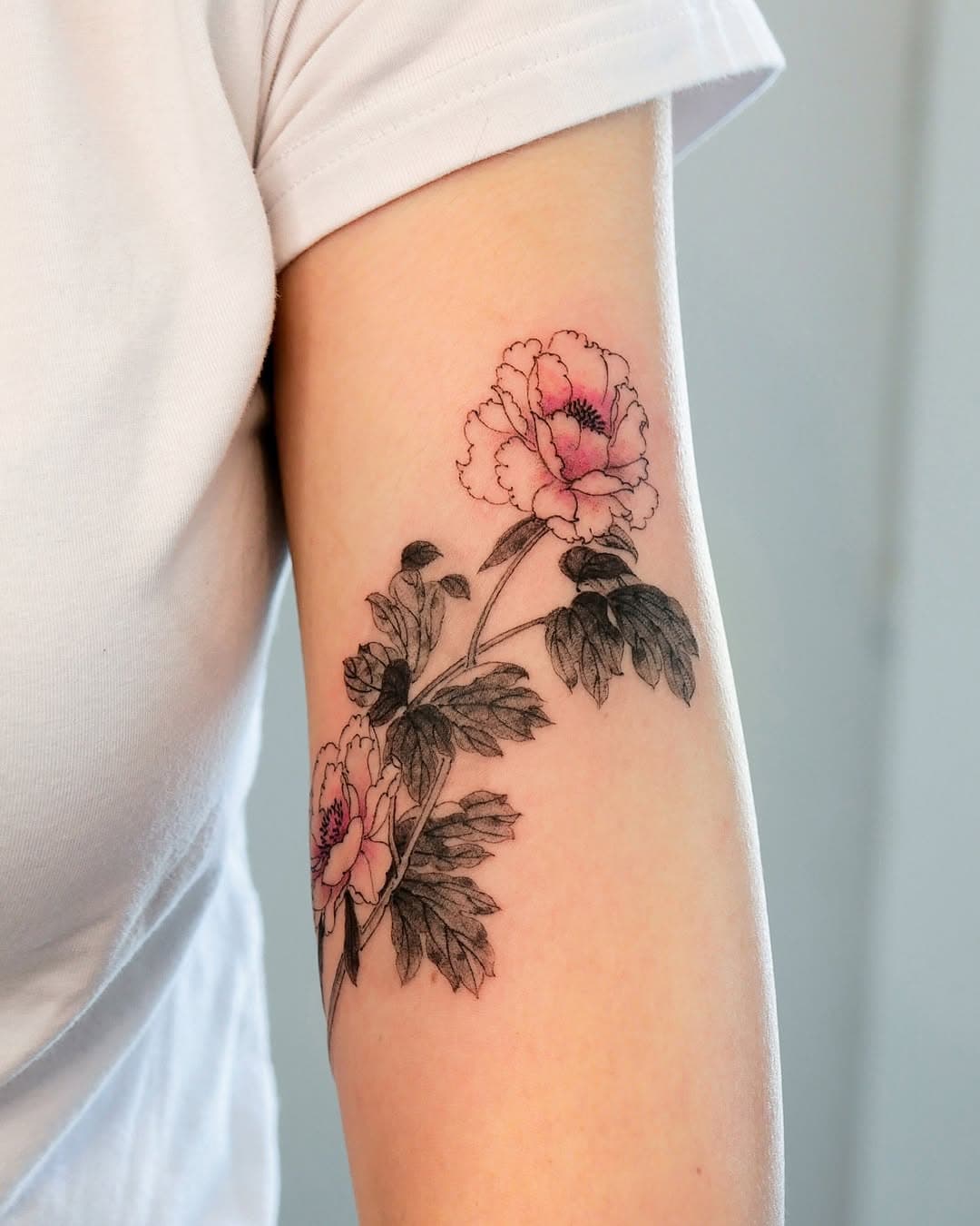 cover up with her favorite, peonies 🌸