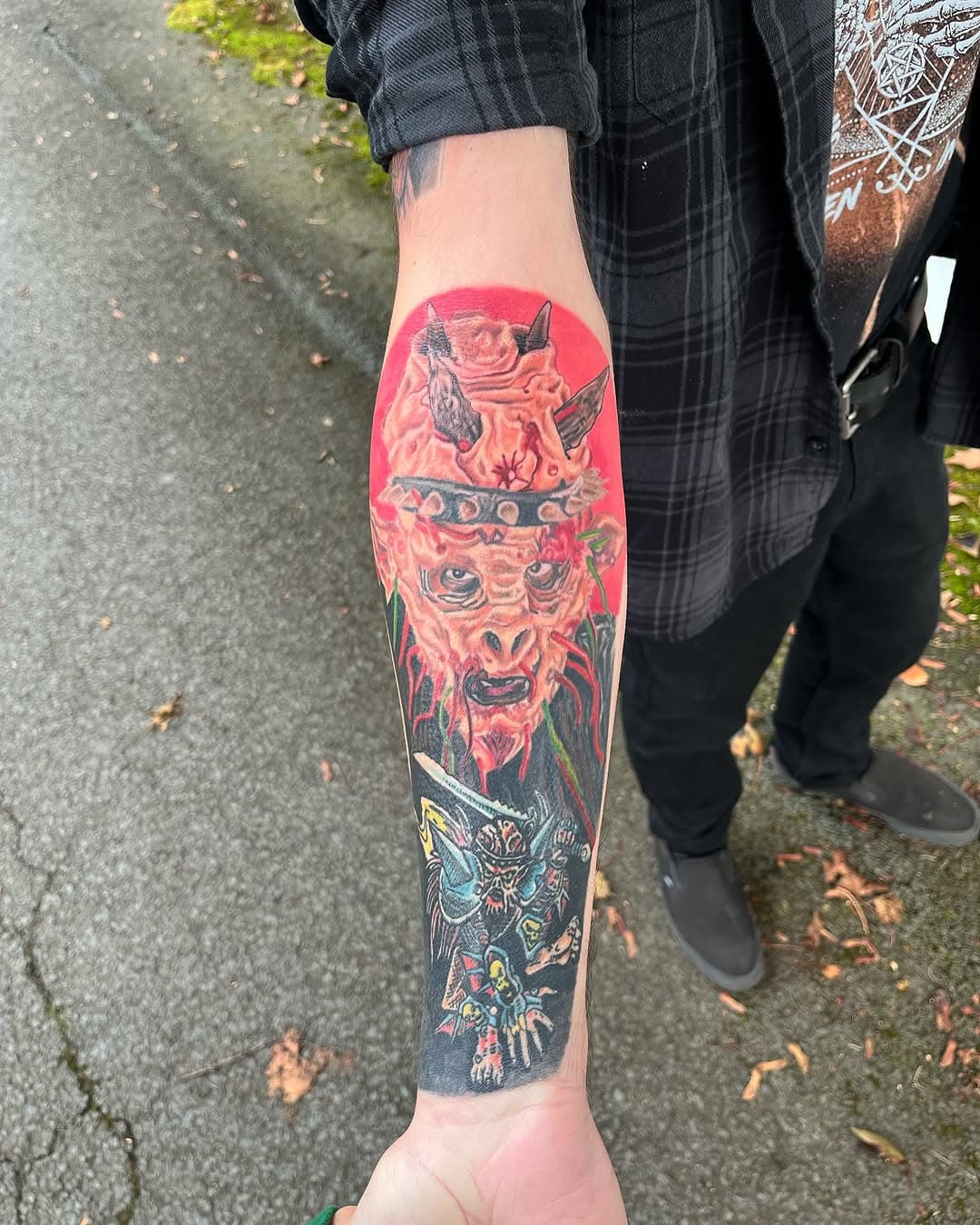 For the love of Gwar
Artist: @jakubnadrowskitattoos 
.
.
.
.
.
#tattoo #tattoos #colortattoo #gwar #tattooshop #tattooist #tattooartist #art #forearmtattoo #armtattoo #milford #pennsylvania #newjersey #newyork #forsakenink