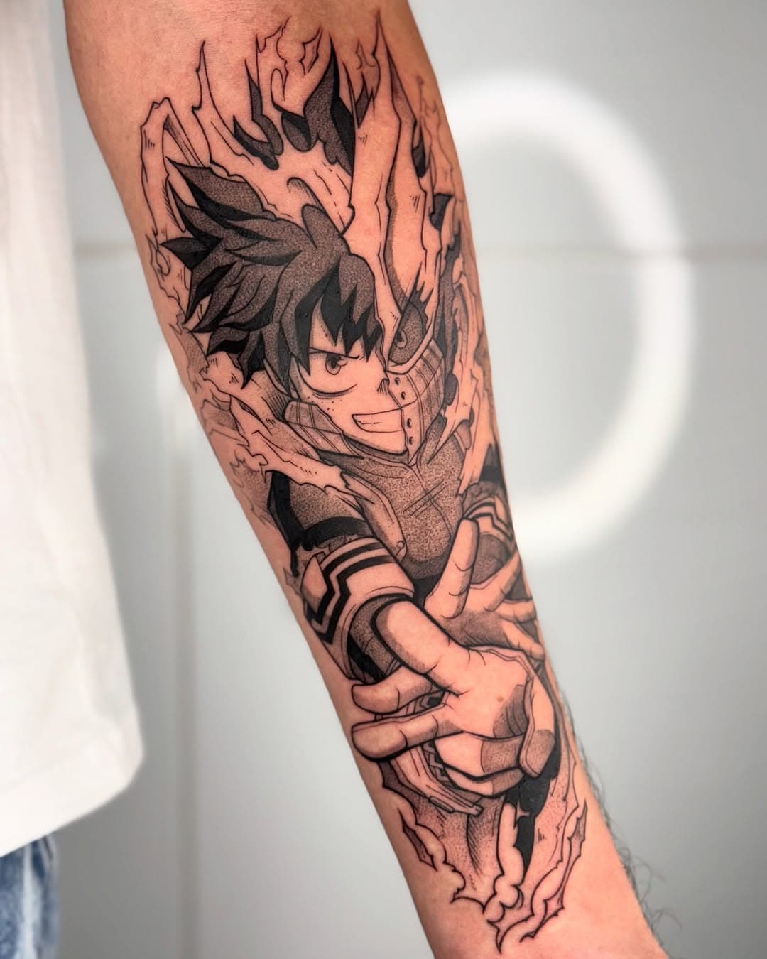 Midoriya - Boku no Hero
Artista @kawatattoobr 

#tatuagem #ideiastatuagem #tatuadora #tattoo #anime #aracaju