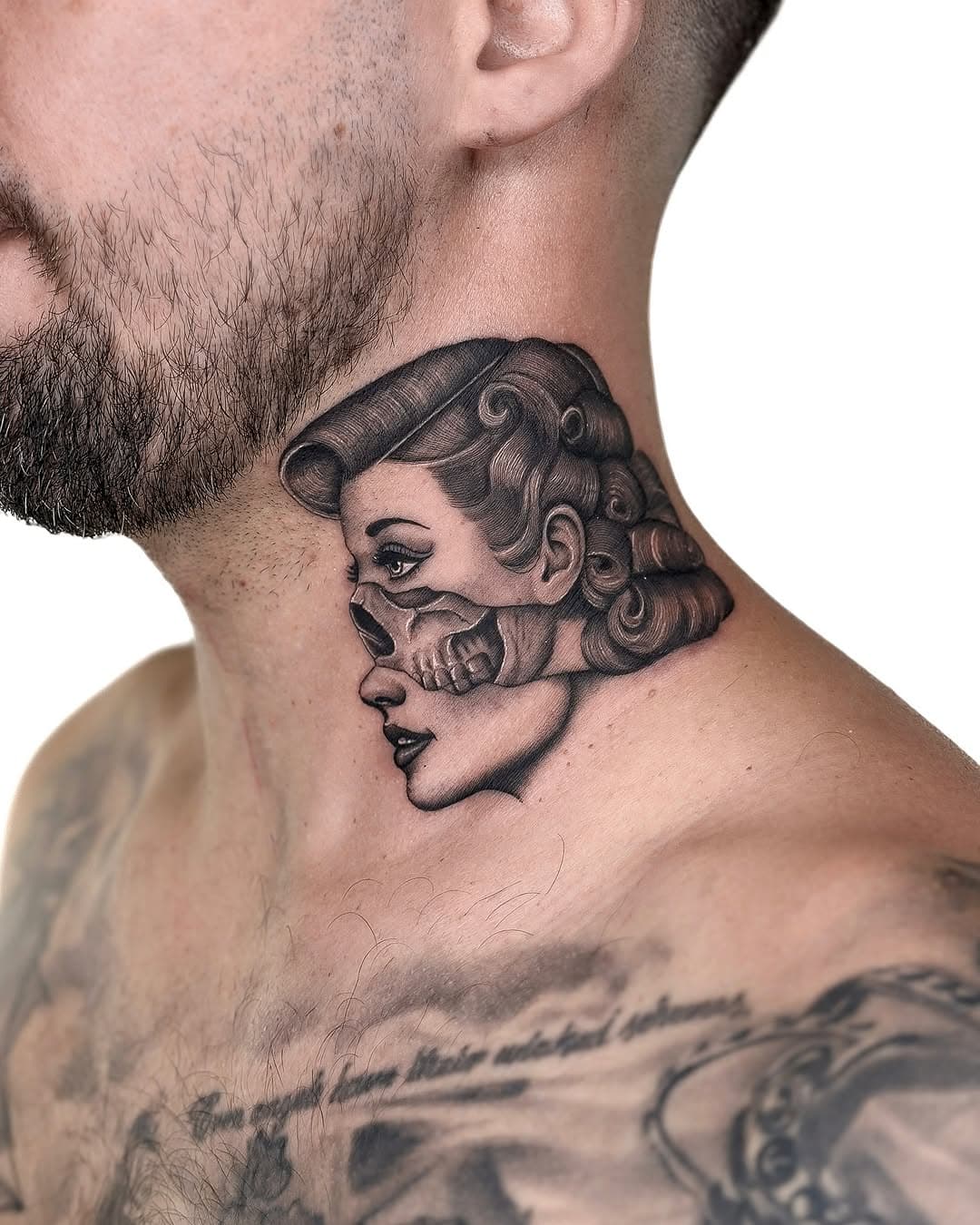 Not many I know that can sit both sides of the neck in one hit 🪨 

Books open for London & Manchester - consultation form link in bio

Thanks to @killerinktattoo | @ghostcartridges | @butterluxe_uk | @tattoospray 

_____

#debutstudios #tattoo #tattoos #fineline #finelinetattoo #singleneedle #singleneedletattoo #blackandgreytattoo #realismtattoo #necktattoo #skulltattoo #rosetattoo #microtattoo #lineworktattoo #finelinetattoos #londontattoo #manchestertattoo