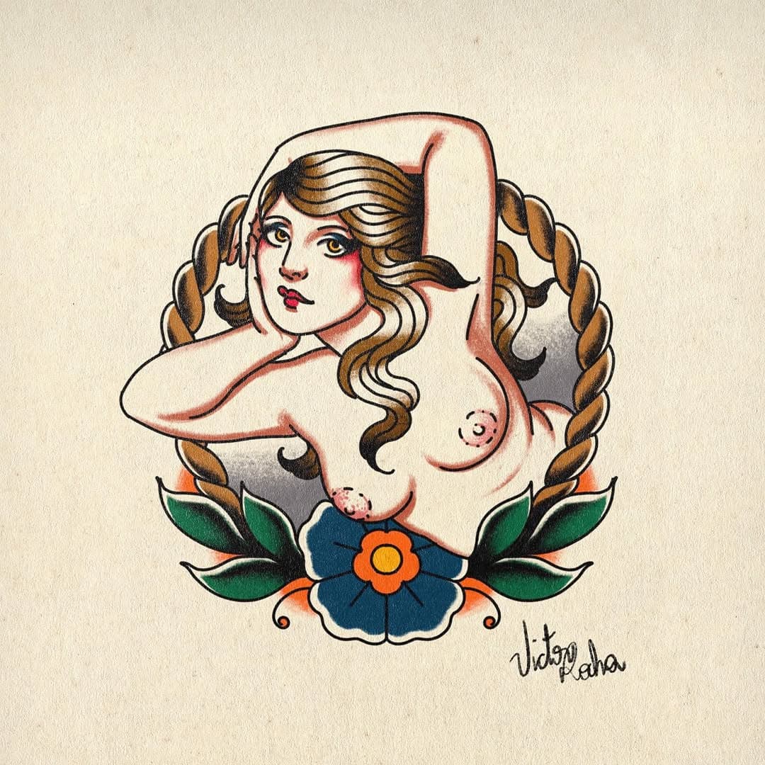 Figurinha peléca.
#oldschool #traditionaltattoo