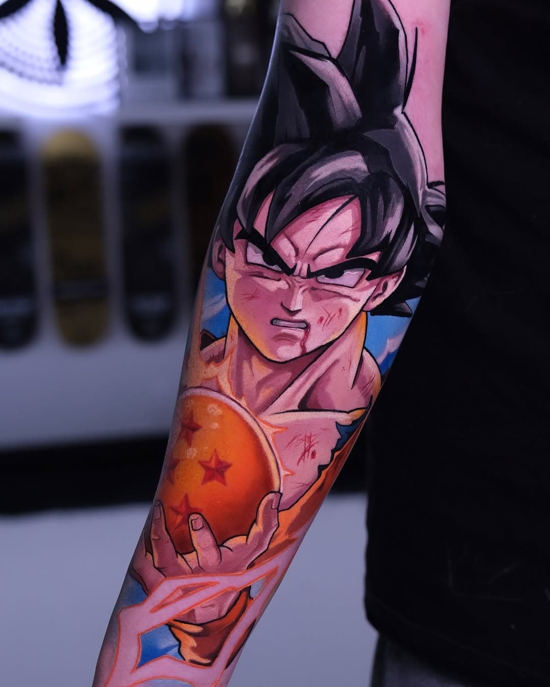 Goku. DBZ. Pro team @radiantcolorsink @hustlebutterdeluxe @vladbladirons #radiantcolorsink #hustlebutterdelux #vladbladirons #dbz #dbztattoo #dbztattoos #dbzart #dbzedits #dbzkai #animetattoo #anime #animeedits #goku #gokublack #gokuedit #gokutattoo #mangatattoo #dbzgoku  @dbz.tattoos