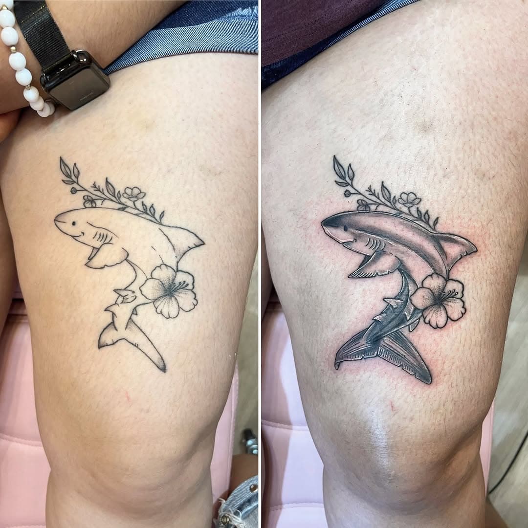 O golfinho que virou tubarão 🦈 

Você pode correr, correr... e sempre quem vai conseguir resolver a sua tatuagem por último sou eu 😌
E a única que parcela em até 10x sem juros no cartão com a maior alegria do mundo.
Há quase 20 anos, sou a tatuadora pra quem você sempre volta, seu porto seguro.

Já conhece meu estúdio novo?
Se faz tempo que você tatuou comigo ou viu uma tatuagem minha, você está desatualizada! 

Estou em tratamento contra o câncer de mama e sigo na minha melhor fase profissional
Continuo sendo a maior indicação para consertar a sua tatuagem.

Tatuadora Referência Nacional em Reformas e
Coberturas 🏆
Volta Redonda - RJ 
(24) 99877 4281

Beijos 💋