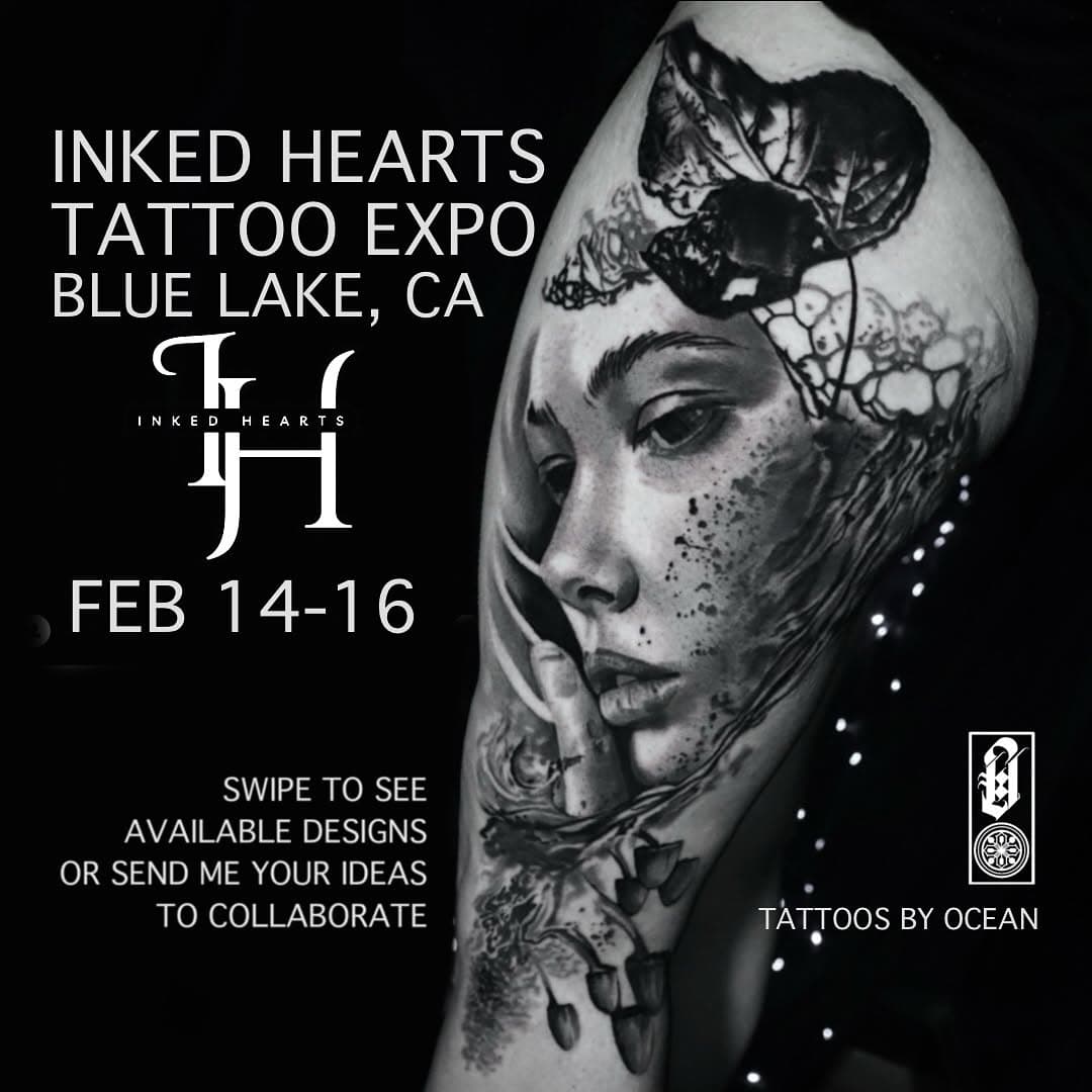 FEB 14-16 I’ll be tattooing the Inked Hearts Tattoo Expo at Blue Lake Casino. 
SWIPE to see some designs I’d like to do or send me your ideas and we can collaborate.
DM me to book an appointment.
@inkedhearts_tattoo