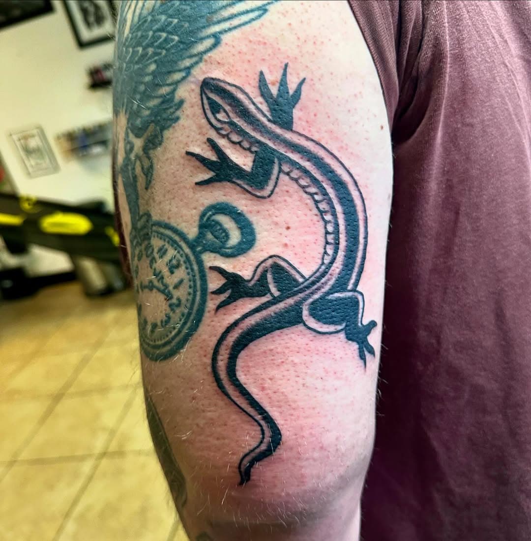 fun lizard made to fit @classictattoojax