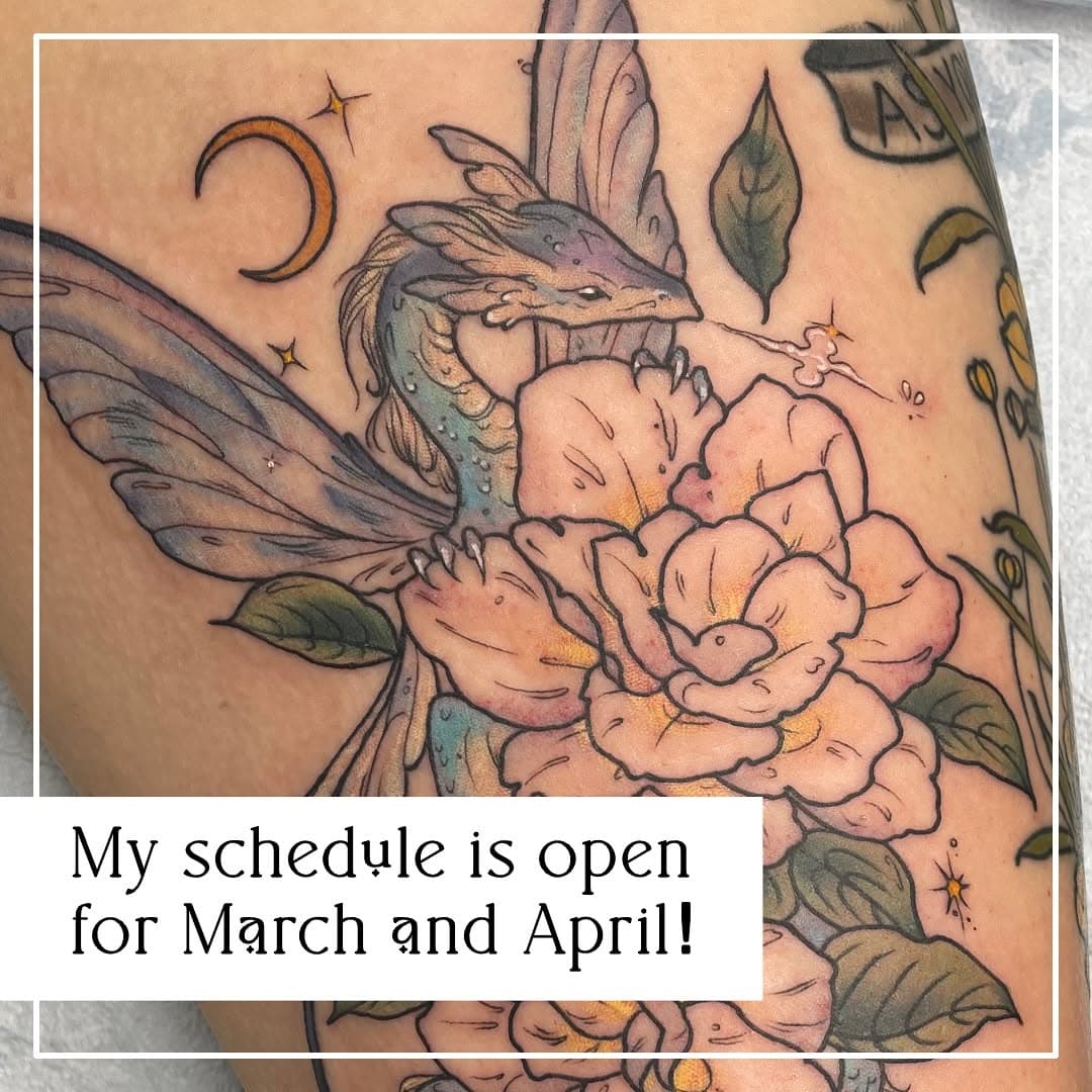 I have time coming up in March and April for new tattoos! As always fill out the old contact form in ze bio, it has all the info you need about how to get in my schedule ✨
.
#thehoneyeyedhare #tattoo #cttattooartist #cttattoo