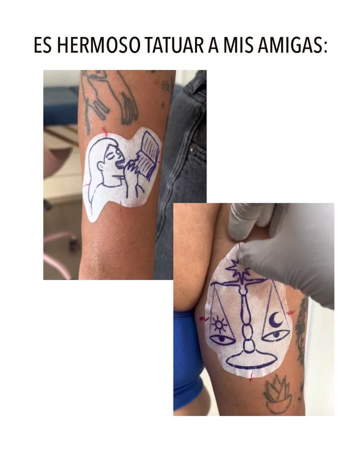 Marcar la piel de las amigas es tooooda una experiencia. Te adoro, @soy_sputnik 💕
-
#frienshipgoals #bff #cdmxtattoo #tatuajescdmx