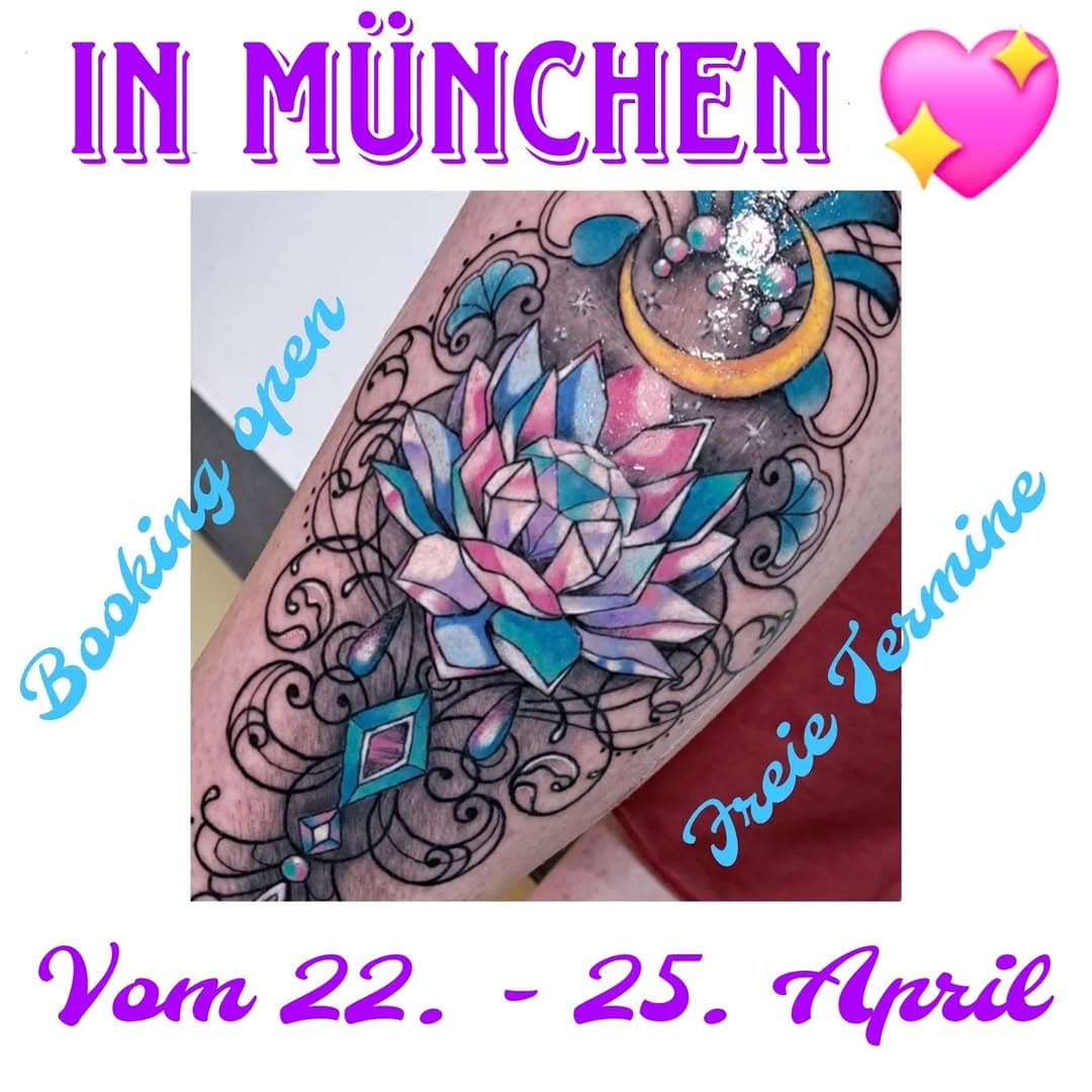 Du bist aus München?
Dir gefallen meine Arbeiten?
Du liebst Anime?
Und Kristalle findest du vielleicht auch toll?

Schreib mir doch einfach und wir vereinbaren einen Termin 😃🩷✨️

Ich komm auch öfters 😜👏🎀

#tattoo #tattoolove 
#anime #animegirl #animelove #animetattoo  #animeart 
#cosplay #cosplaygirl
#manga #mangatattoo #mangalove
#nerdy #nerdytattoo 
#otaku #otakutattoo 
#gaming #gamingtattoo #gaminglife #gamingcommunity
#Kristall #Kristalltattoo #chrystal #chrystaltattoo #diamant #diamond #diamondtattoo #diamanttattoo #glitzertattoo
#danidtattoo