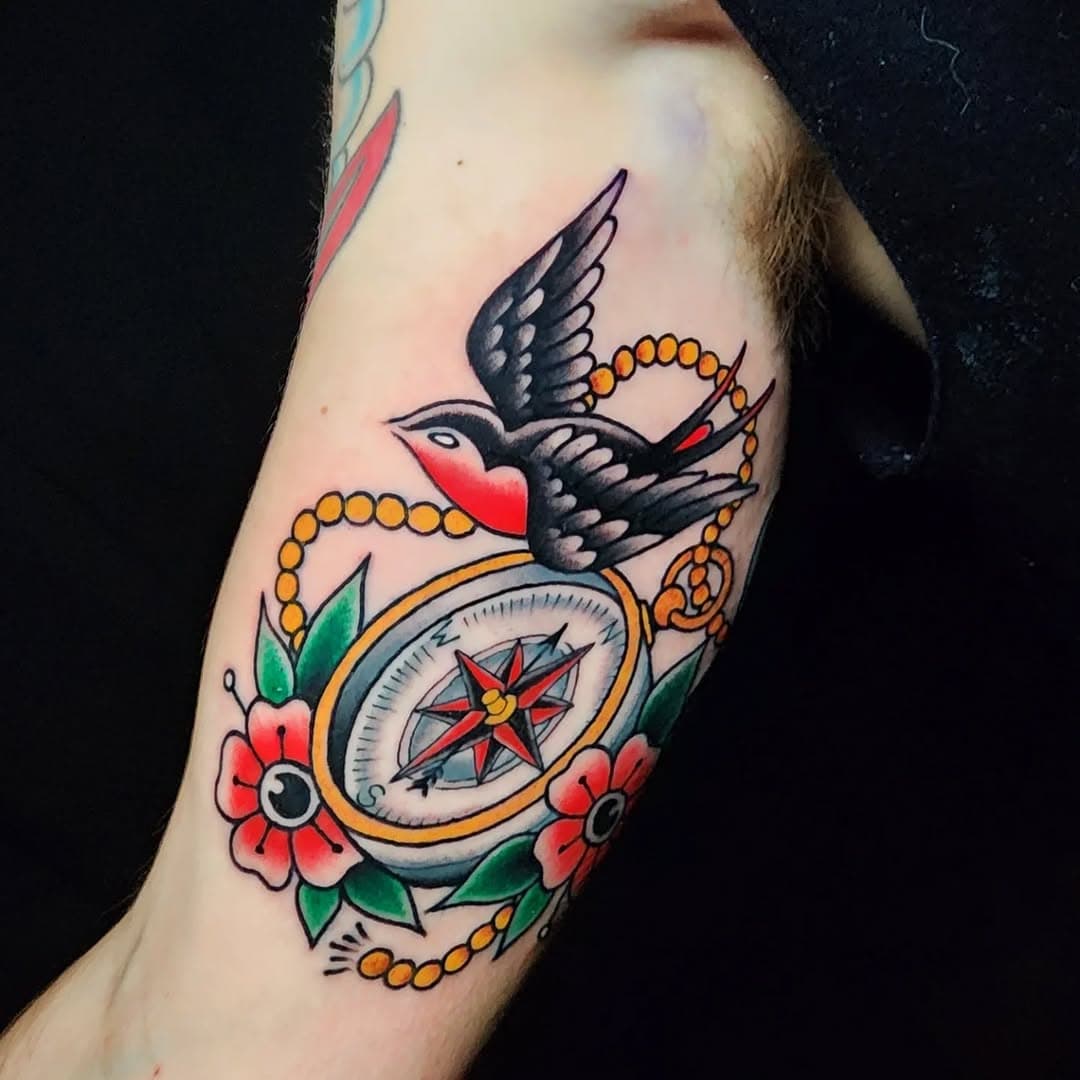 Compass and bird action

#topclasstattooing #supportgoodtattoing #dfwtattoos #japanesetattooart #dallastattoos #dallastattooartist #traditionaltattooing #americantraditionaltattoos #traditionaltattooartist #traditionaltattooer #japanesetattooing #traditionaltattooers #traditionaltattoodesign #traditionaltattoosleeve #americantraditionalflash #workhorseirons #lunapigment