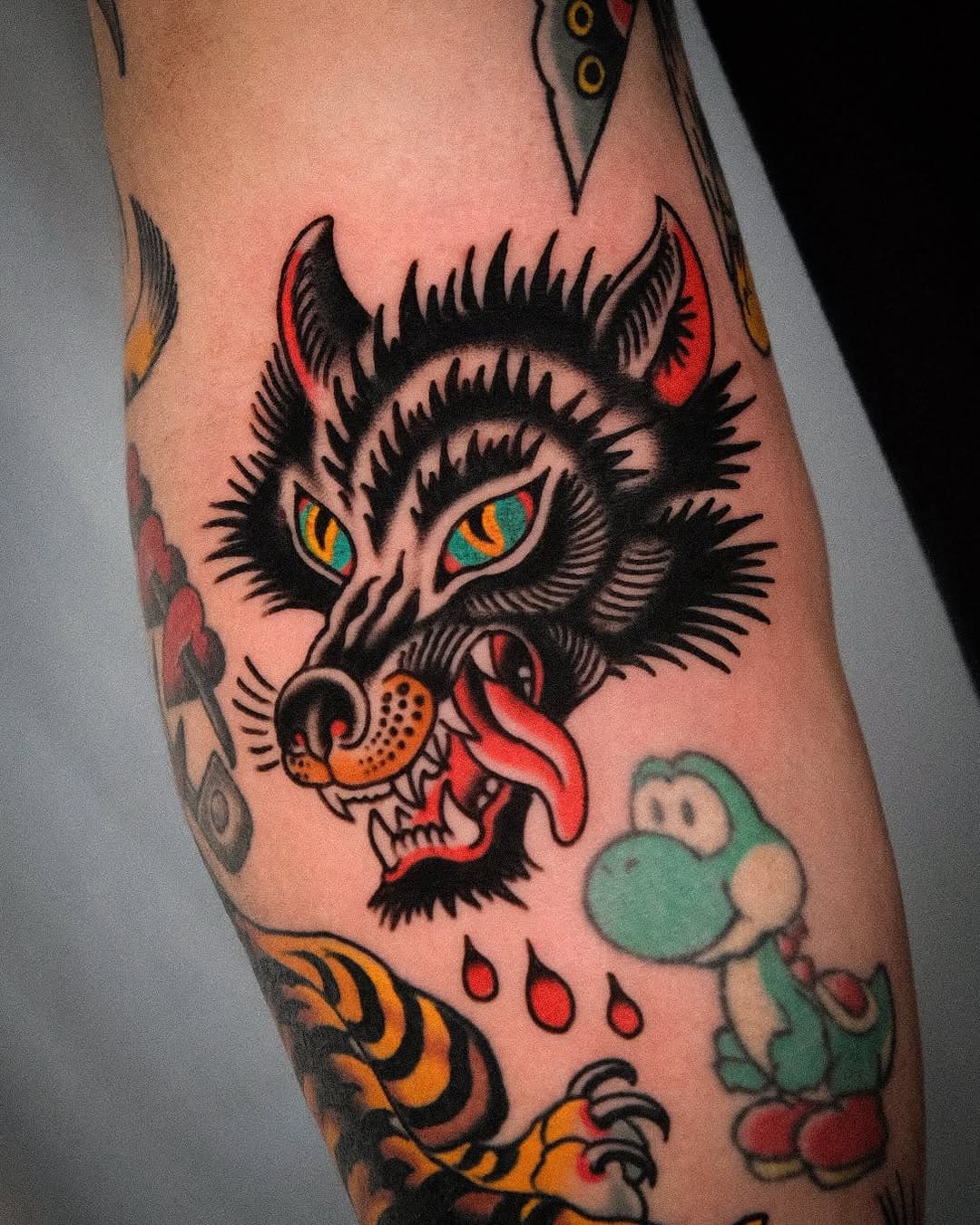 A little wolfi from last week

Cheers mate 

#wolftattoo #traditionaltattoo #mannheimtattoo #hamburgtattoo #berlintattoo