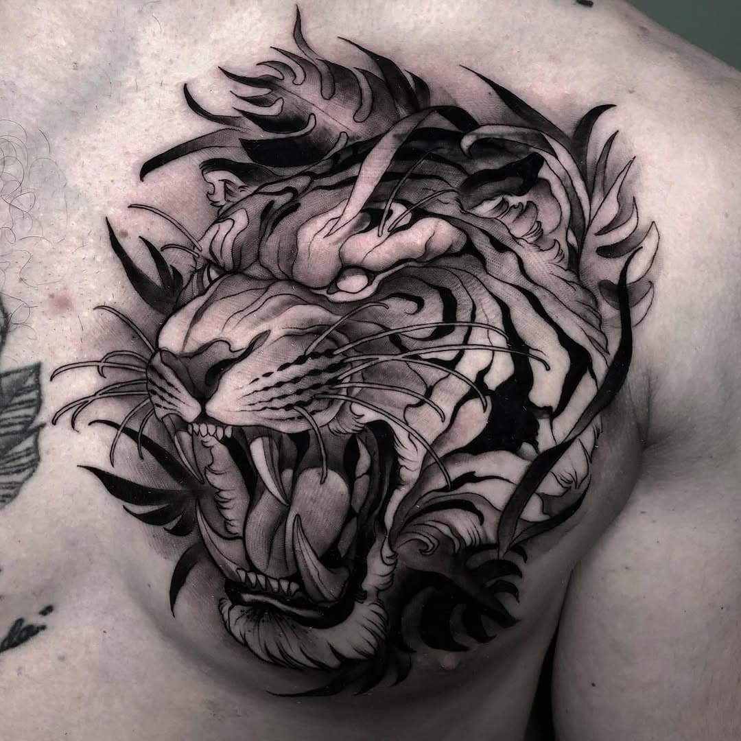 Tigre para Juanma en @zoo_ink_tattoo 
Con materiales @sumuntattoo 
‼️citas disponibles en abril Madrid y @xuamastudio ‼️
#tattoo #spaintattoo #tiger #tigertattoo #blackandgreytattoo #cordoba #cordobatattoo #madrid #madridtattoo #asturias #asturiastattoo #