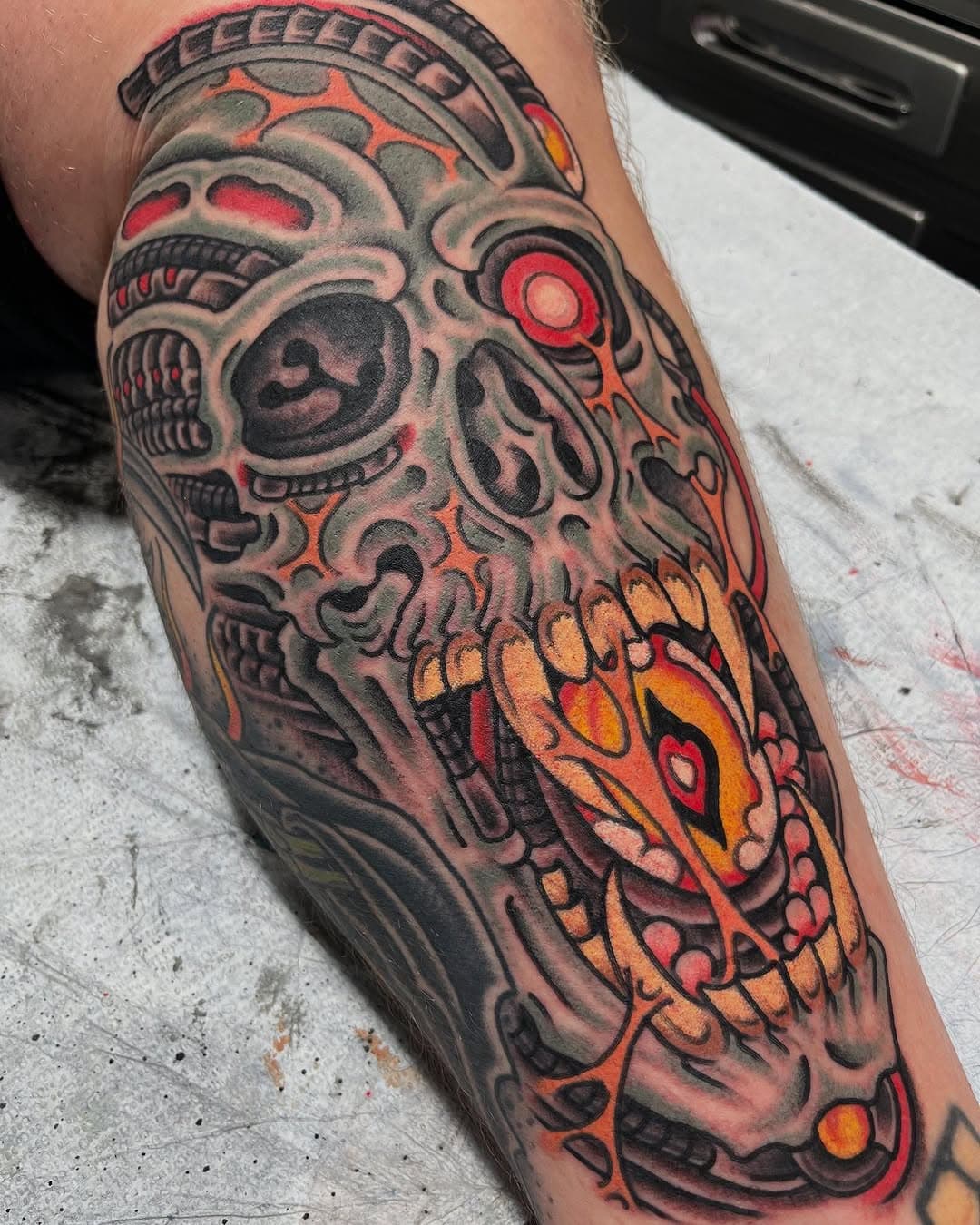 Fun one shot. Done @8balltattooparlor 
Booking February/March, Message for appointments.
