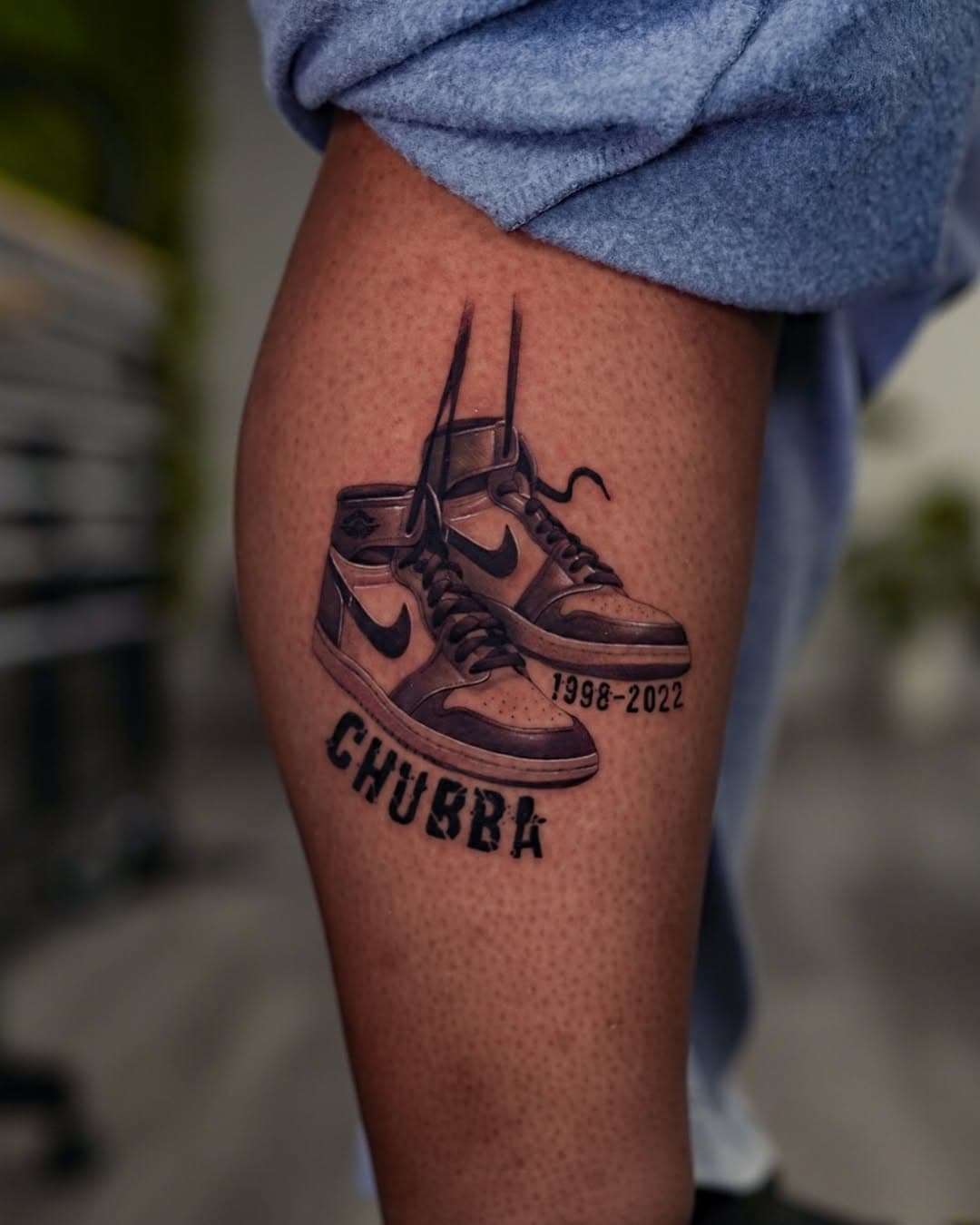 Years later and I finally get to tattoo a pair of kicks 😭🙏🏽