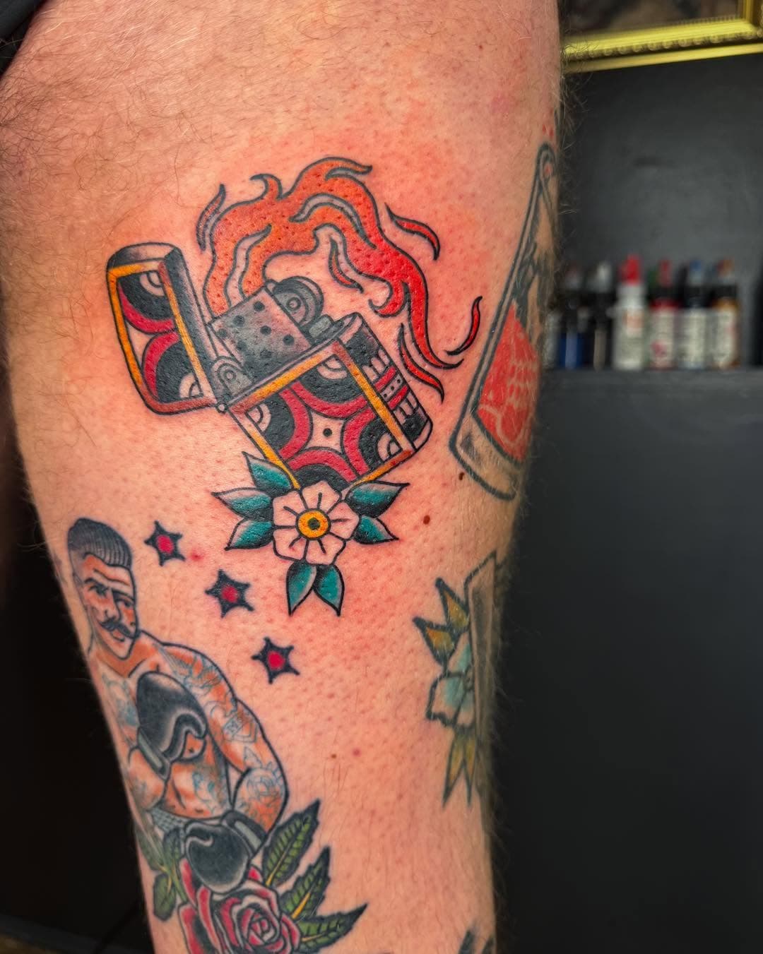 Filling gaps on this leg piece! 
Dm me for bookings!! 

#trad #neotraditionaltattoos #traditionaltattoo #traditional #neotraditionaldesign #tattooartist #neotraditional #tattoo #traditionalflash #tattooideas #traditionalflashtattoo #neotraditionaleurope #neotradeu #tradworkers #neotraditionaltattoo