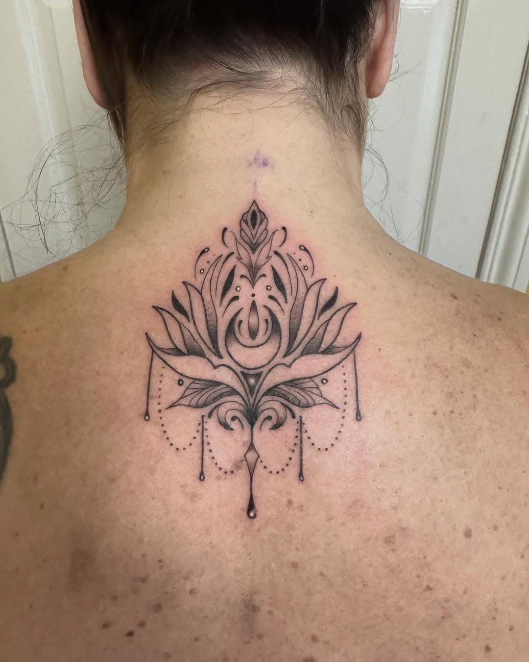 #lotusflower tattoo from this afternoon #lotustattoo #tattoo #tattoos #tattooartist