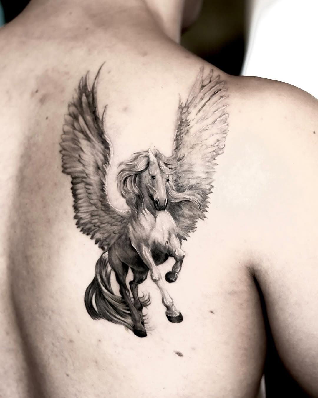 He was the most special client to me personally. I’m so happy that the result turned out great for him as well. The photo before retouching is on the next page.

For booking via
www.zonpahk.com/comtact

#pegasus #horsetattoo #realistictattoo #ffmtattoo #frankfurttattoo