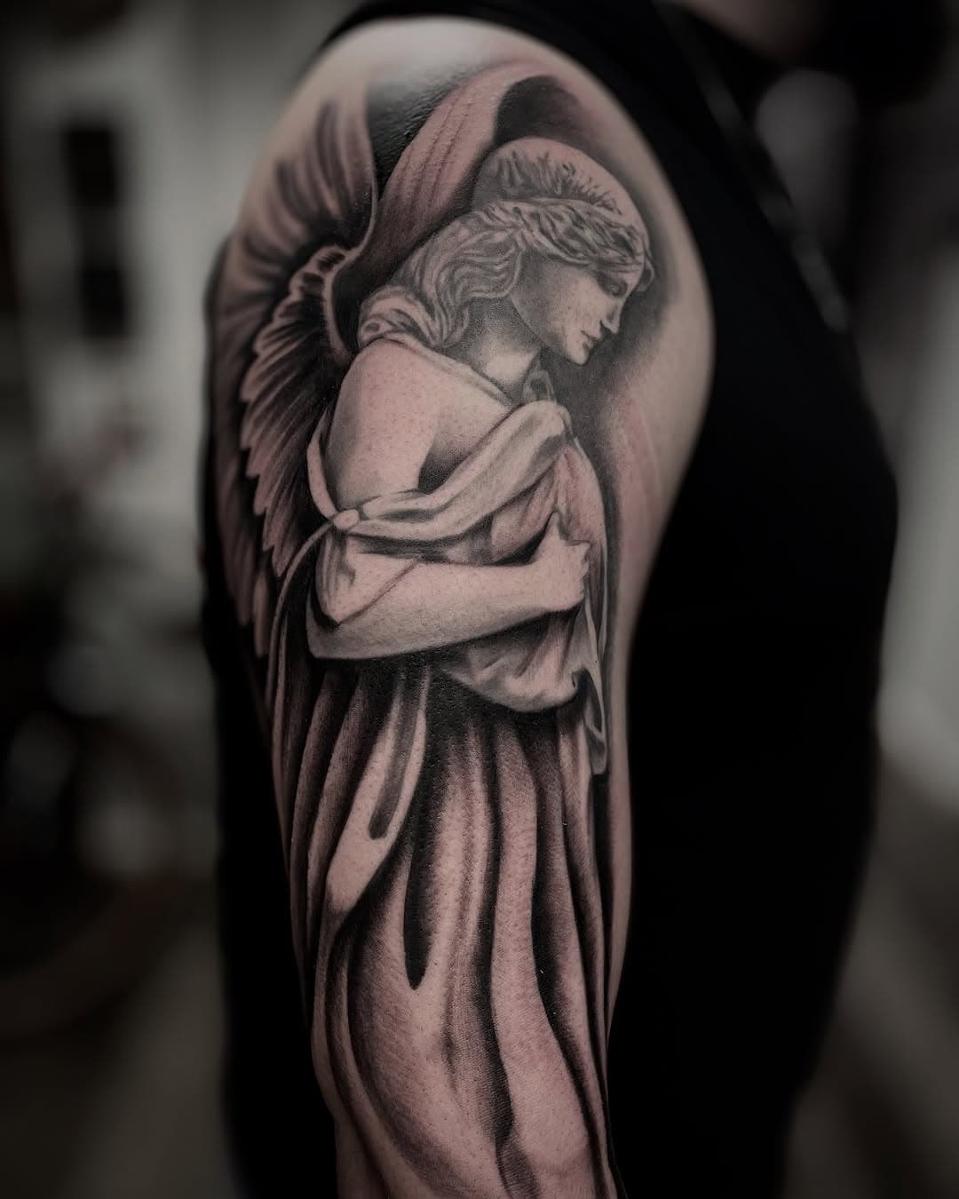 #angel#angeltattoo#angelstatue#angels#tattoo#tattoos#tattosofinstagram#oslotattoo#tattooinspiration#ink#inked#inkart#oslo#norway