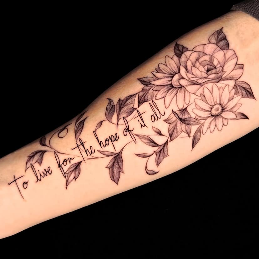 Here's a custom floral vine tattoow with script

if you would like to book a similar project just send me an email

 #dallastattoos #texastattoos #dfwtattoos #dfwtattooartist #texasink #dfwtattoo #dallastattooartist #dallastattoo #floraltattoo #texastattoo #texastattooartist 

i am a tattoo artist located in dallas texas