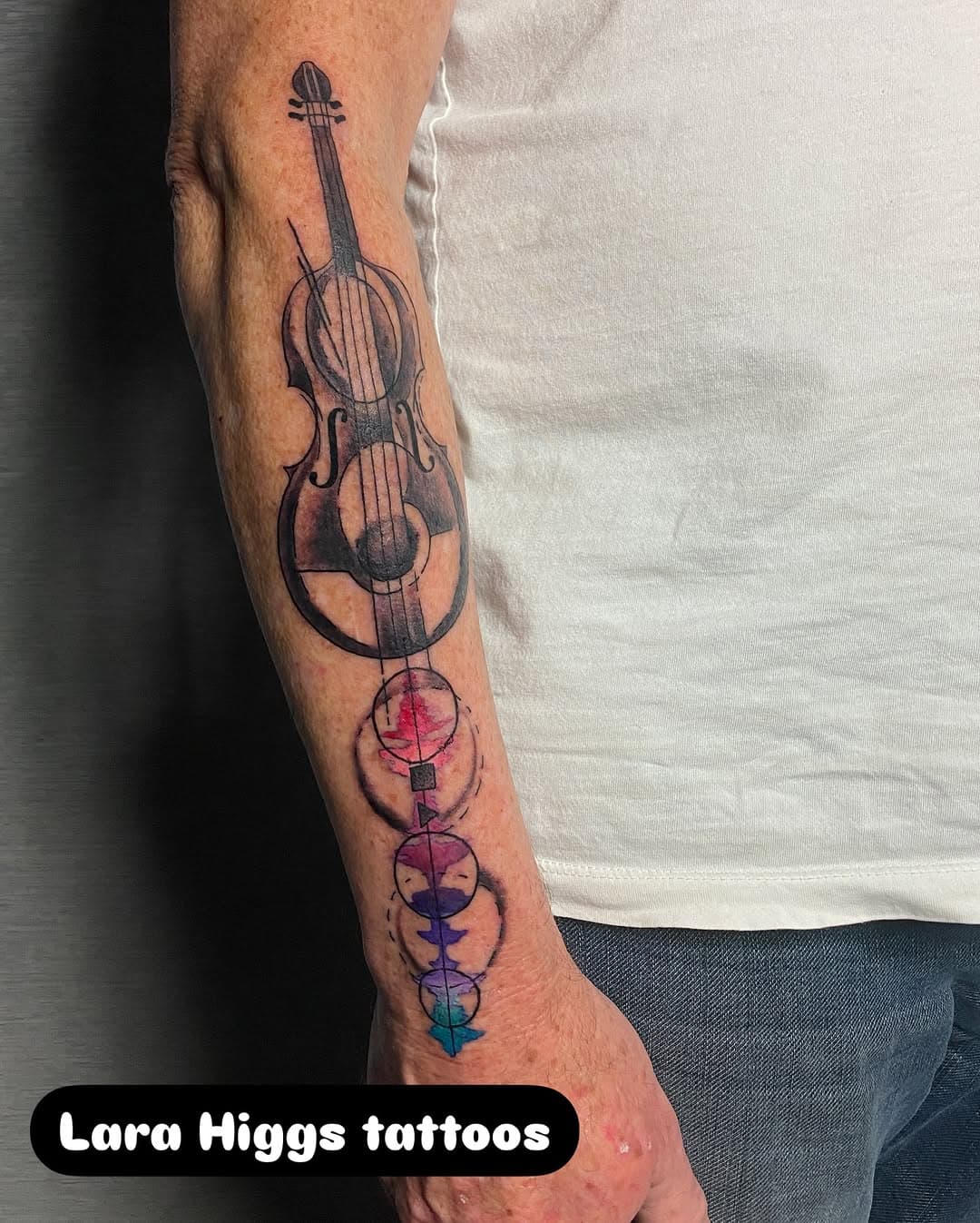 This was such a unique piece and I loved being given free rein by Simon to create it. Simon is a huge music fan so we used a sound wave from a piece of music in the piece! Love to do more abstract pop culture inspired pieces!

Did you have a musical piece you have been itching to get tattooed by me? Drop me a dm to discuss your ideas and let’s create a masterpiece 💕

#tattoo #tattoos #musictattoo #guitartattoo #nerdytattoo #nerdytattoos #nerdtattoo #rockstar #geektattoo #geektattoos #geekytattoo #geekytattoos #soundwavetattoo #chchtattoo #chchtattooartist #nztattoo #nztattooartist #femaletattooartist #femaletattooartists #femaletattooist