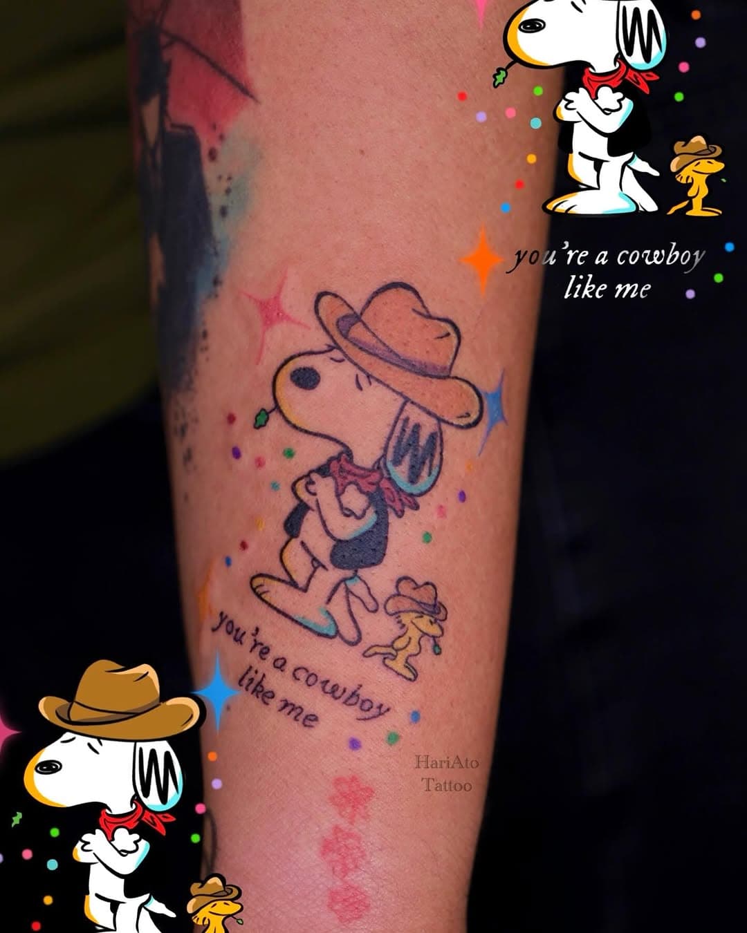 Custom cowboy Snoopy 
૮⑉･-･⑉აᰔᩚ

📍 @hariato_tattoo 

.
.
.
.
.
#snoopy #snoopytattoo #cowboytattoo #cowboysnoopy #tattoo #tattoos #tattoostyle  #cartoon #cartoontattoo #colortattoos #colortattoo #tattooist #tattooart #tattoodesign #colorpencil #sketch #katytx #katytattoo #manga #animeart #animetattoo