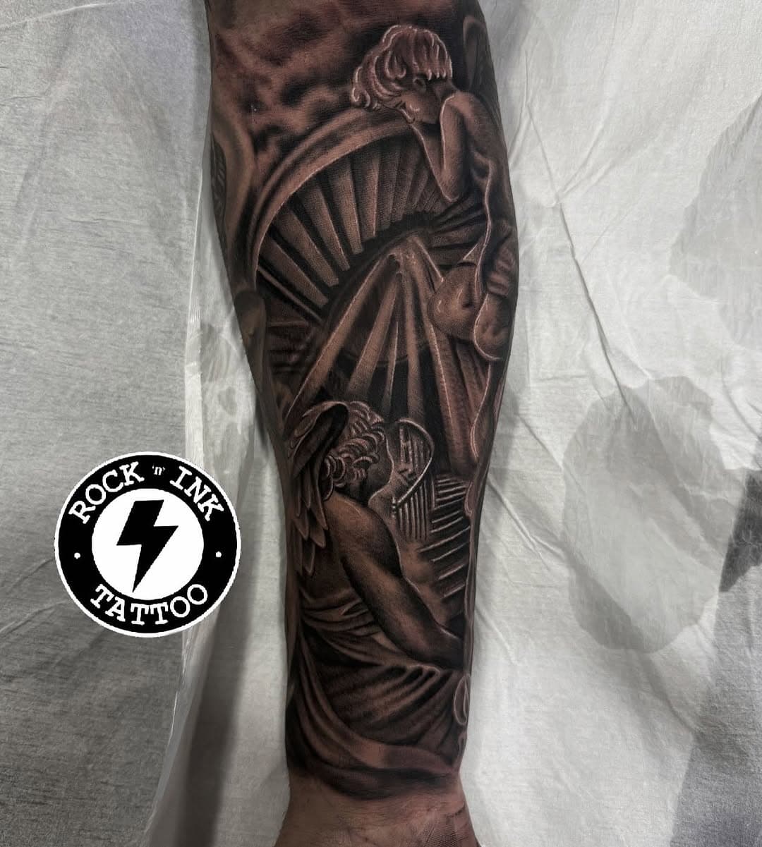 #rockninktattoostudio #rhodes #greece #fotistattoo #hellas #rhodestattoo #tattoo #tattoos #tatts #tattooed #tattooing #tattoolovers #tattoolover #ink #inked #inkedlife #inklove #guyswithtattoos #paradise #stairs #angels #rhodesgreece