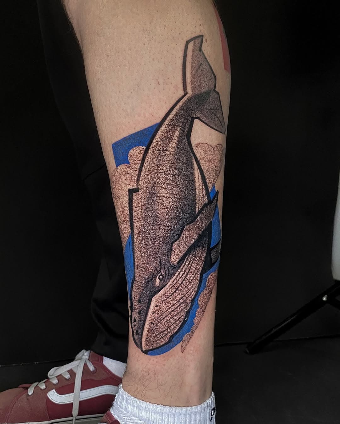 Flying whale, thank you Marian
#tattoo #tai9a #whaletattoo #whale #peppershading #flyingwhale #inked #thebesttattooartists #tattooartistmagazine #graphictattoo