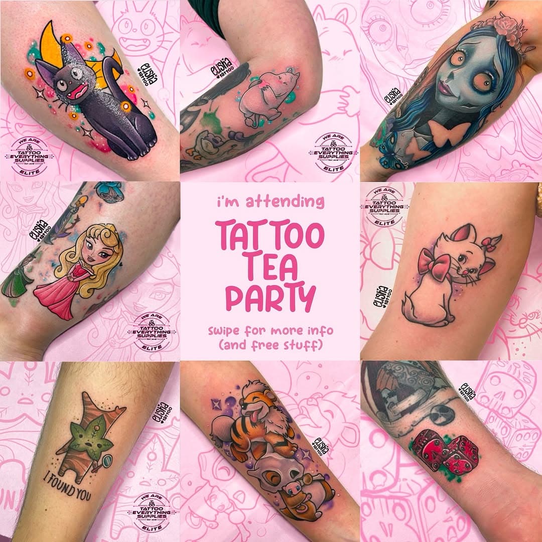 It’s Wednesday my dudes, and I come bearing news!🫶🏼

It’ll be my third year at @tattooteaparty and I literally cannot wait🤩🩷
This year I’ll be taking bookings and doing walk up’s! And to make things even more exciting, I’ll be playing a little game 👀 swipe across to find out how you can win some freebies.

Message me with any enquiries and booking stuff🩷
•
𝕊𝕥𝕦𝕕𝕚𝕠 @rapturetattooco 

𝕊𝕡𝕠𝕟𝕤𝕠𝕣𝕤 @skinjungleuk @tattooeverythingsupplies 

•

( #cutetattoos #colourfultattoos #uktattooconvention #tattooteaparty #funtattoos #femaletattooartist #boldtattoos #tattooconvention #elishatattoo #uktattooartist )